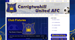 Desktop Screenshot of carrigtwohillunited.com